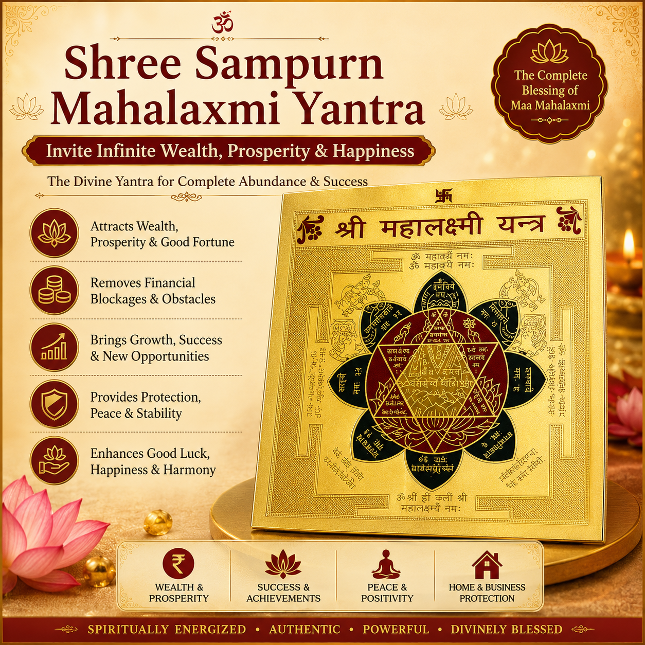 Shree Sampurn Mahalaxmi Yantra