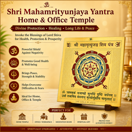 Shri Mahamrityunjaya Yantra Home & Office Temple